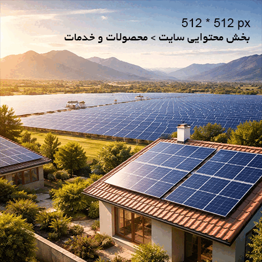  احداث نیروگاه خورشیدی خانگی و صنعتی