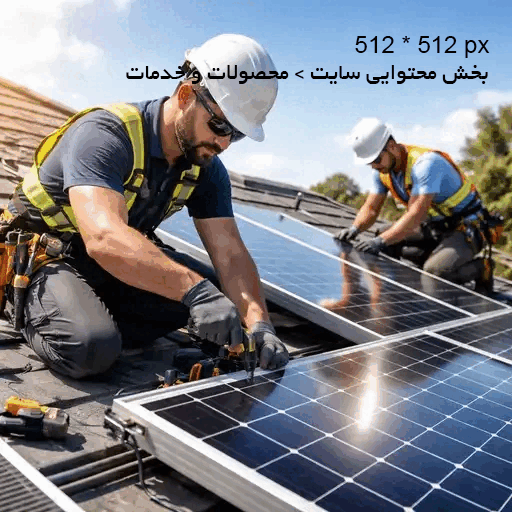  نصب و راه‌اندازی پنل خورشیدی
